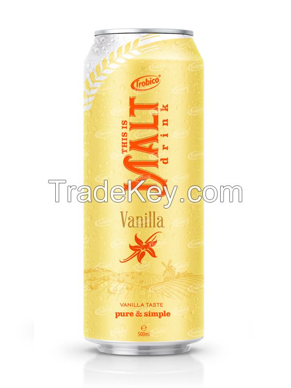 Malt Drink With Vanilla Flavor 500ml