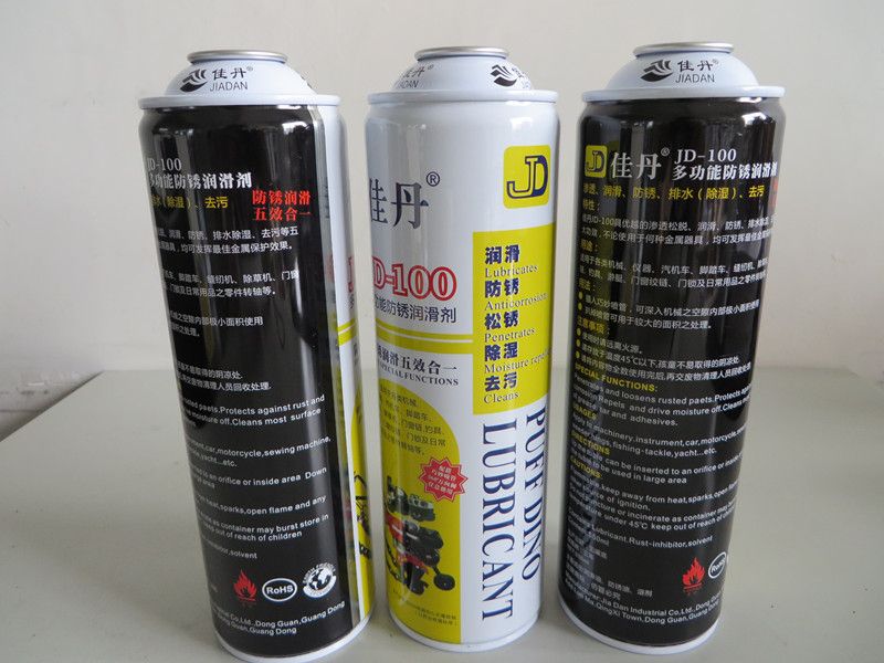 spray anticorrosion/penetrates/moisture proof tin can/empty tinplate can