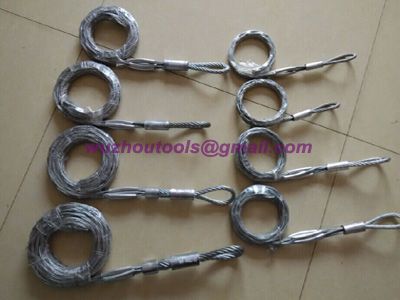 Single-head, Single loop, double strand cable socks