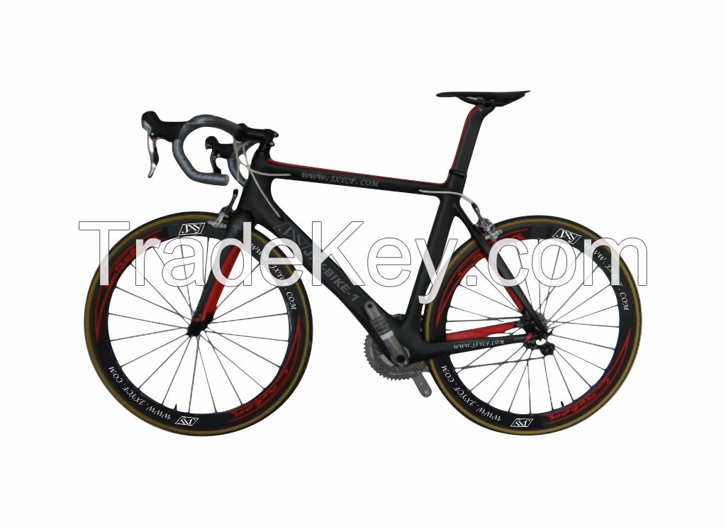 carbon fiber bicycle, road bicycle , carbon fiber