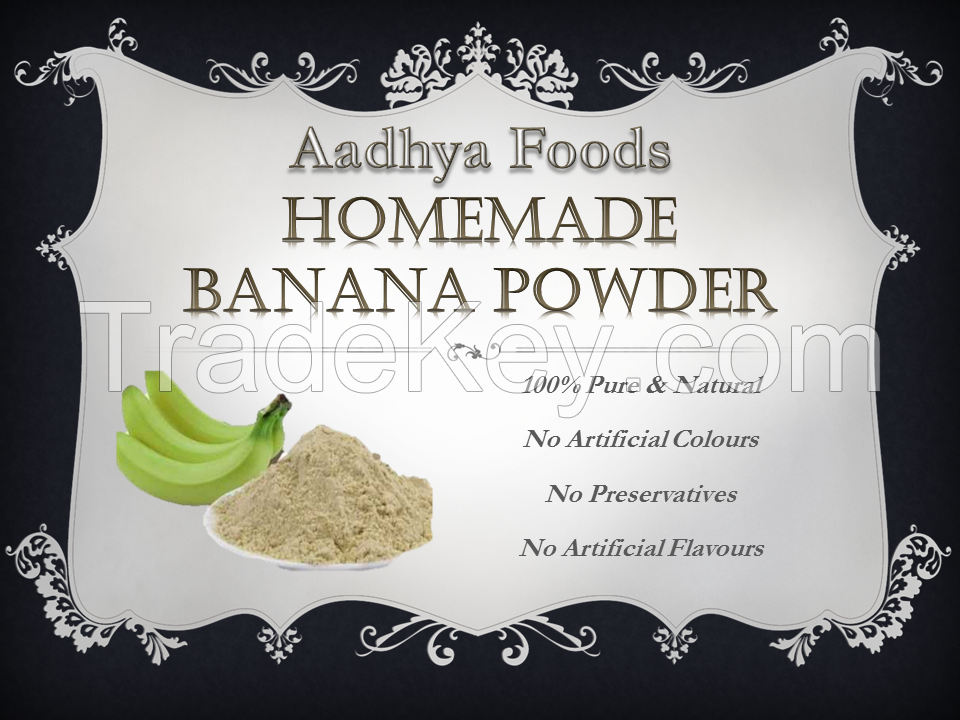 Banana Powder 100% Pure and Nature