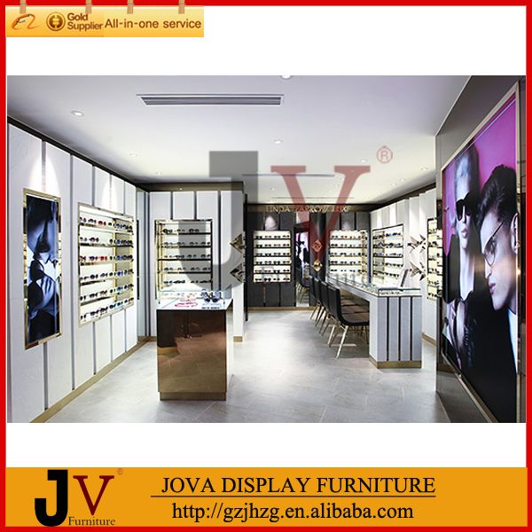 Factory supply eyeglass display cabinet custom for optical store decoration