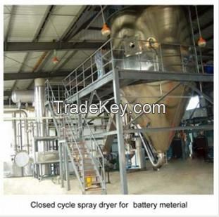 Closed cycle spray dryer