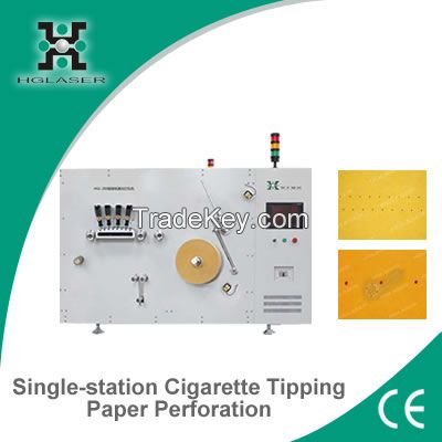 Bobbins laser tipping paper perforator