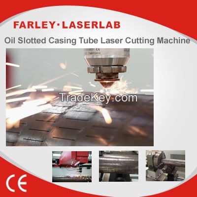 high precision laser cutting machine for oil slotted tube pipe