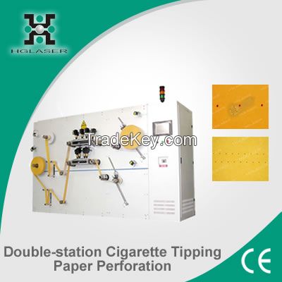 automatic paper punching and cutting machine fit for various rolls of tipping paper