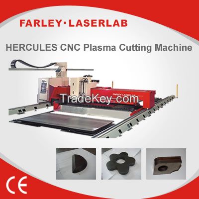 floor space saving HERCULES Plasma cnc cutting machine