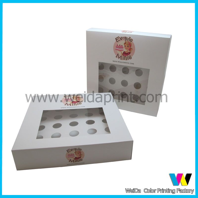 custom mini cupcake box