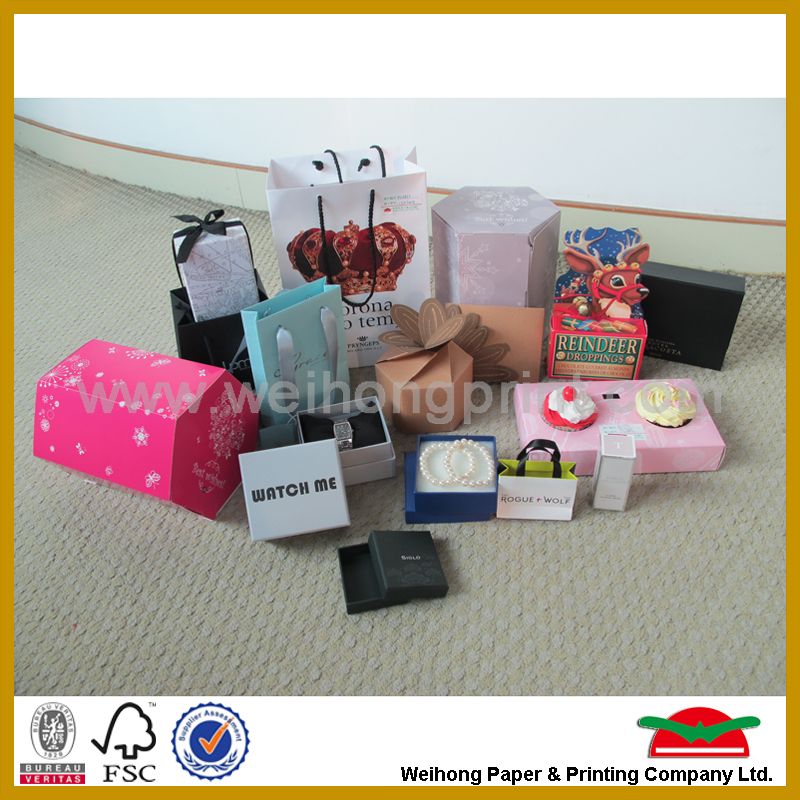 2014 gift paper box with different design
