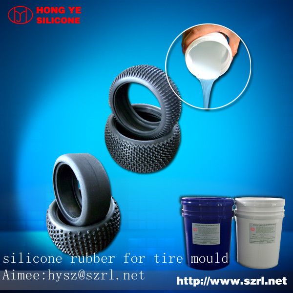 Silicone rubber for tire mould making