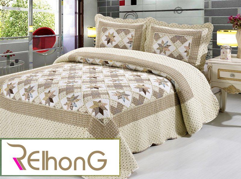 Elegant decorative cording printed quilts