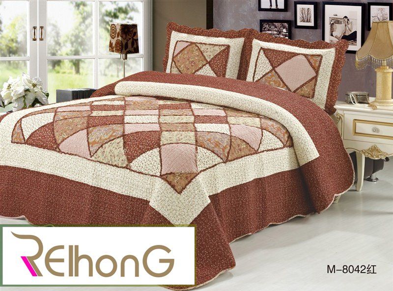 cotton polyester microfiber decorative quilts