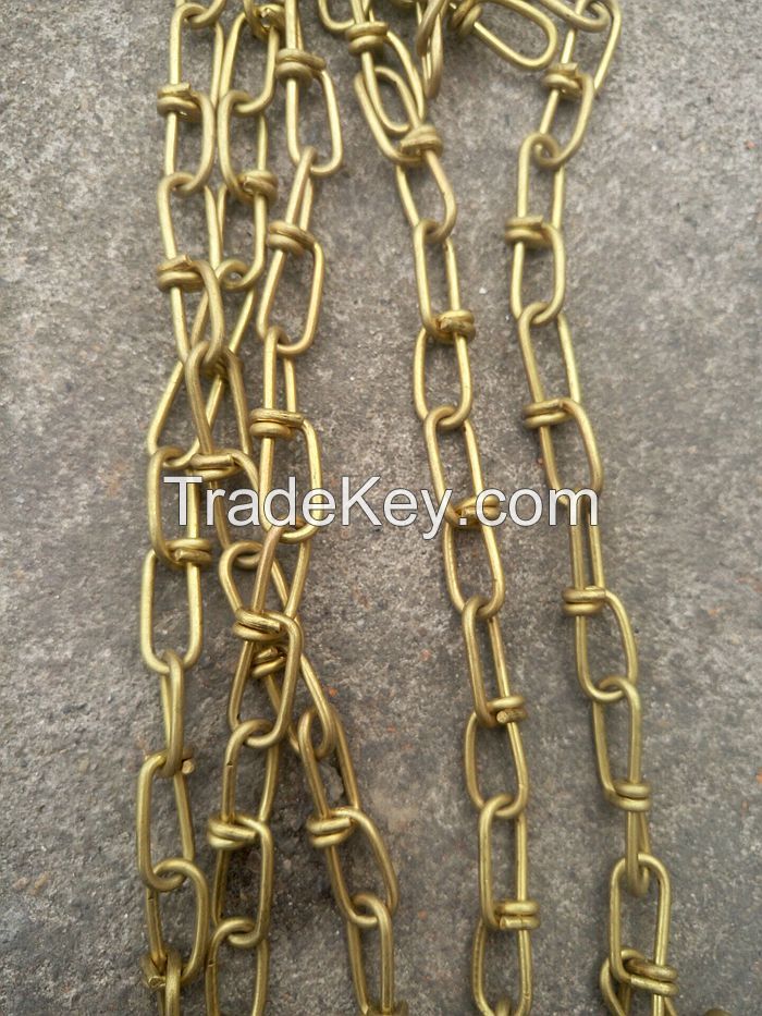 sell brass double loop chain