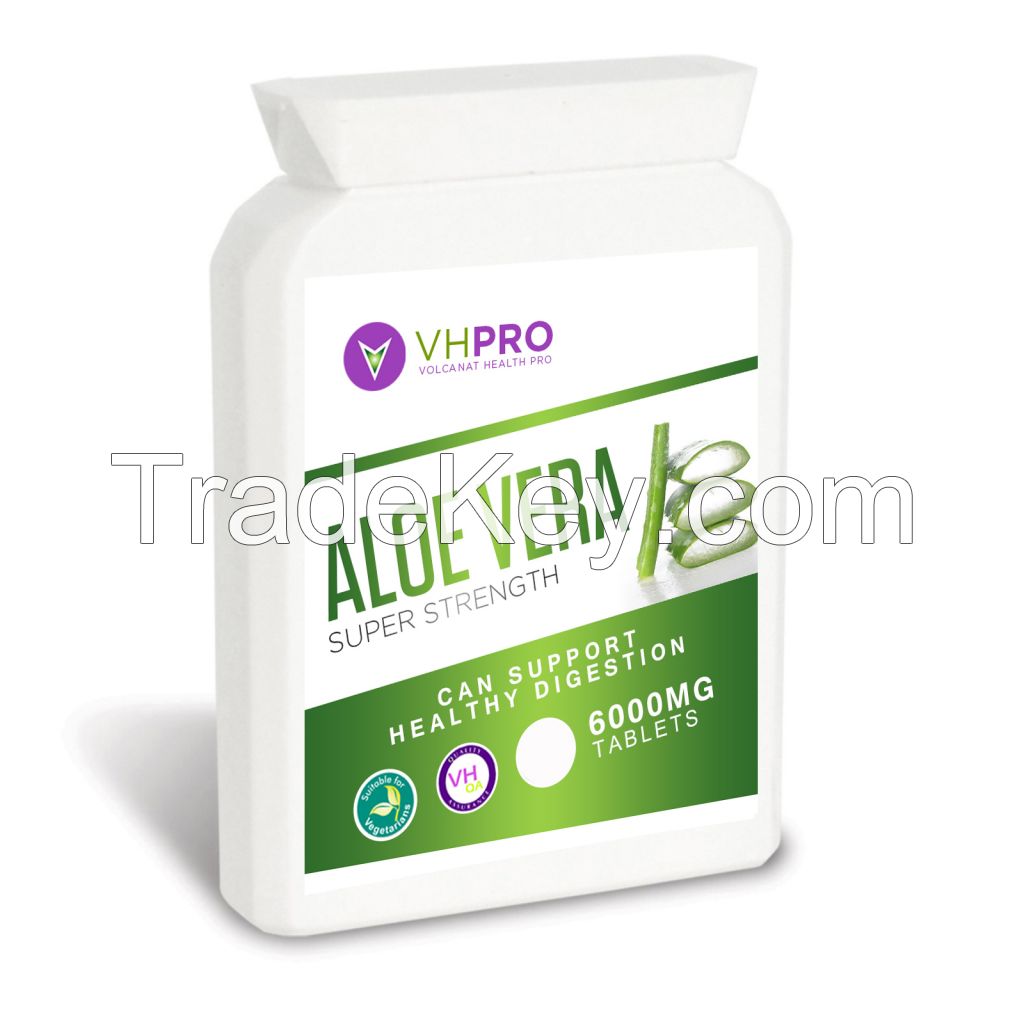 Volcanat Pro Aloe Vera High Strength Tablets Wholesale Diet Supplements Bottle, Foil pack, loose bulk, private labelled