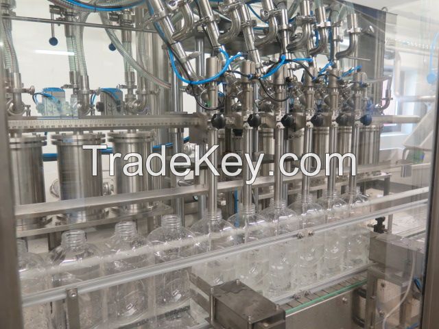 Filling and Capping Corn oil filling machine / water or juice bottling line for PET