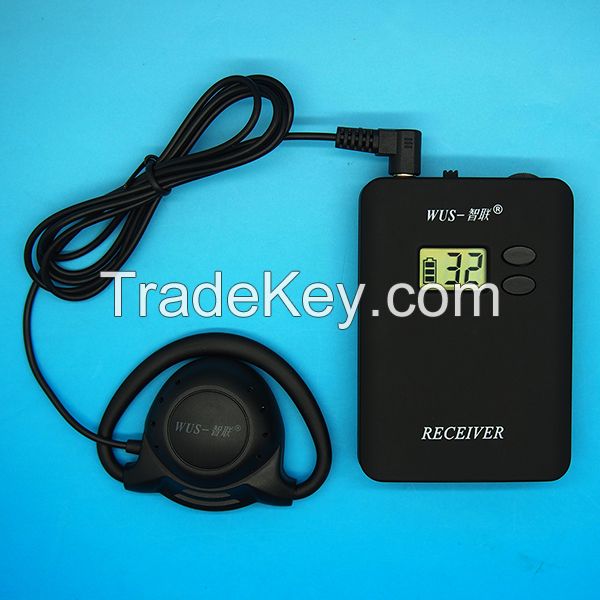 Anti-jamming UHF Wireless Radio Guide System for Tour bus and walking tours