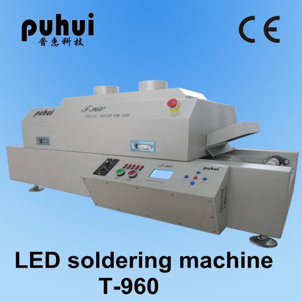 T960 LED SMT reflow oven, infrared wave soldering machine, reflow solder station, taian, puhui