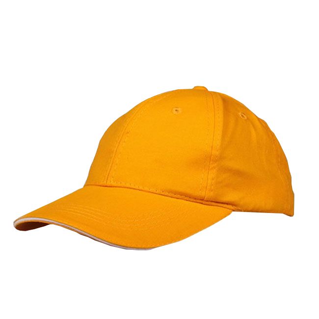 Yellow Cotton Sports Caps Baseball Hat