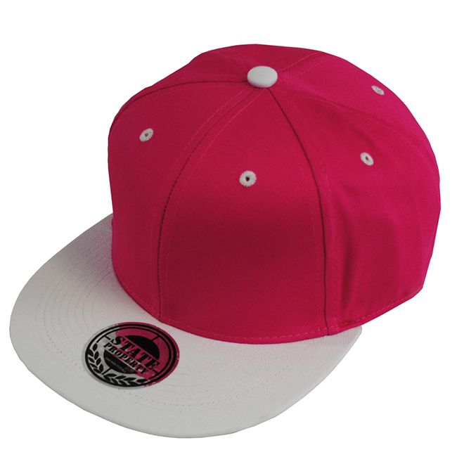 Flat Hat Cotton Snapback Cap with 3D Embroidery