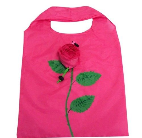 Foldable Polyester Bag rose bag