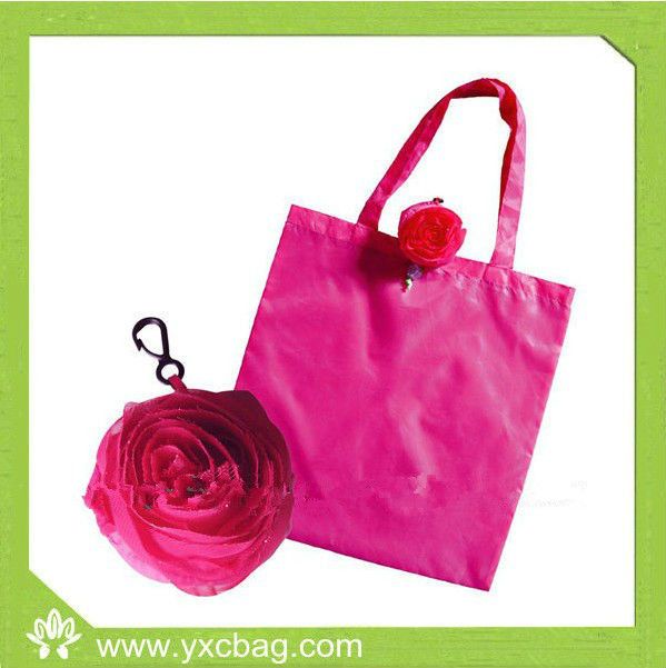 Rose Folding Shopping Bag