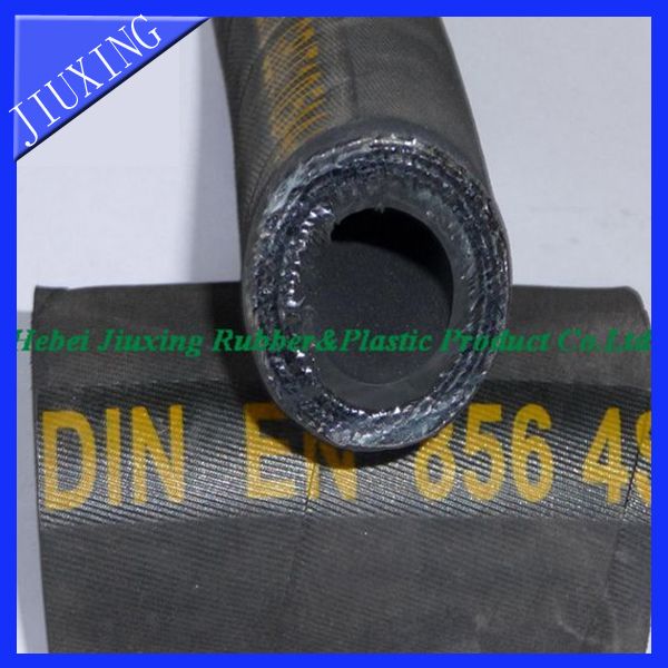 Hydraulic rubber hose and high pressure hose