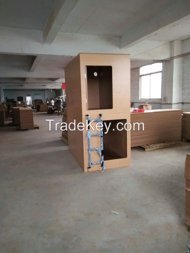 Wood capsule Bunk Bed for Hostels /School Students Dormitory Loft Bed Frame/capsule hotel bed