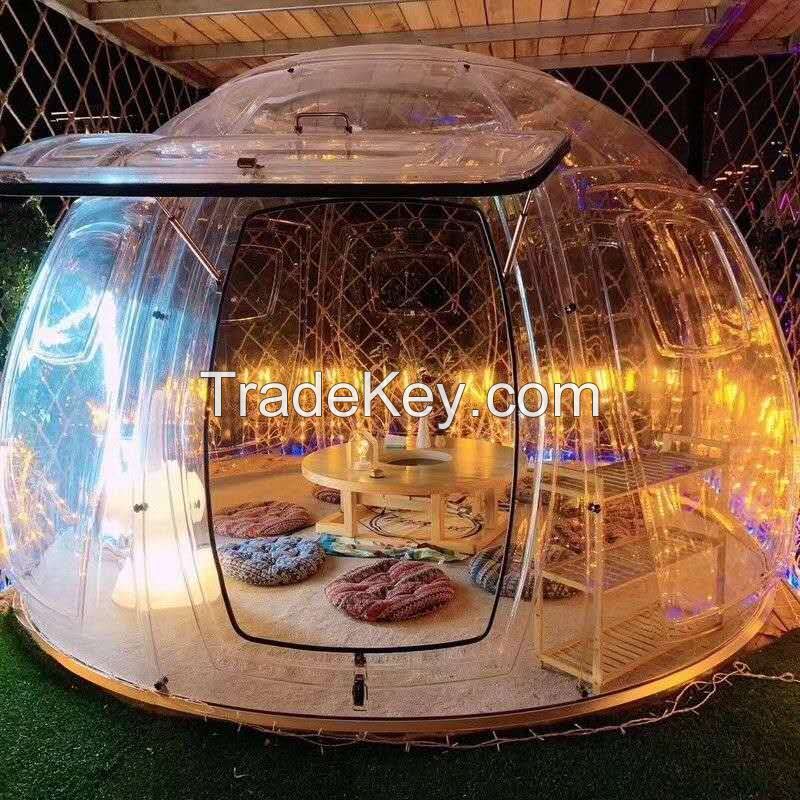 Outdoor Bubble Tent Clear Igloo House Pricea Outdoor Mobile PC Clear Transparent Skylight Dome Round Shape Starry Bubble House