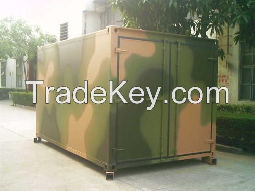 Prefab Container House outdoor sleeping cabin mobile exterior house army