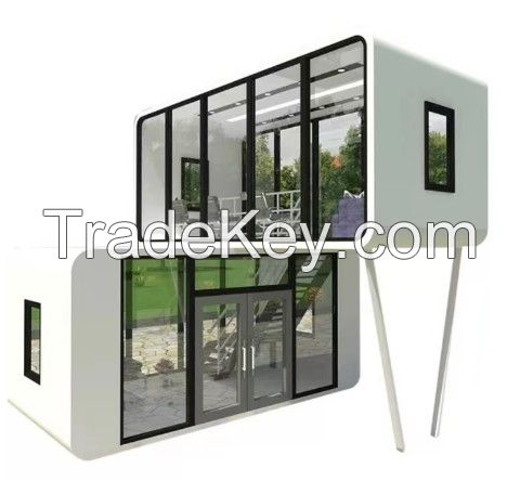 Prefab Container House outdoor sleeping cabin mobile exterior house home apple pod