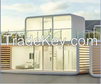 Prefab Container House outdoor sleeping cabin mobile exterior house home apple pod