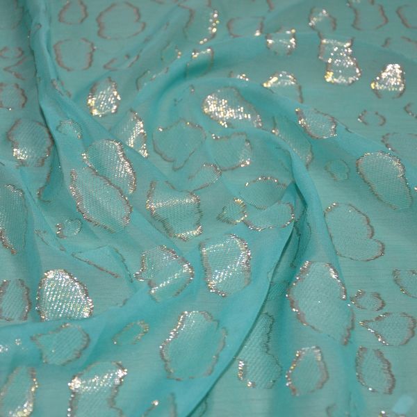 cut flower lurex silk chiffon lurex silk gauze