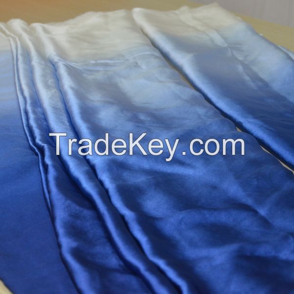 two tone silk satin