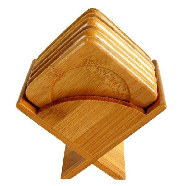 Custom Cha Dao Mao Bamboo chinese kung fu tea service tools square tray tea cups holder