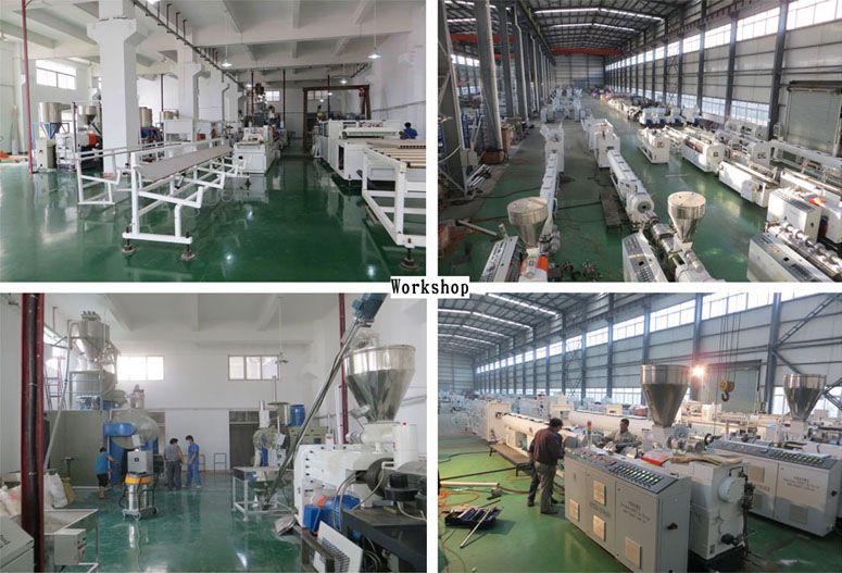 nature wood and plastic composite decorative material production line