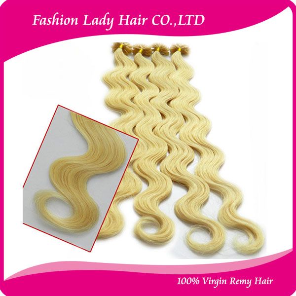 super quality various length and color remy u tip nail hair extension