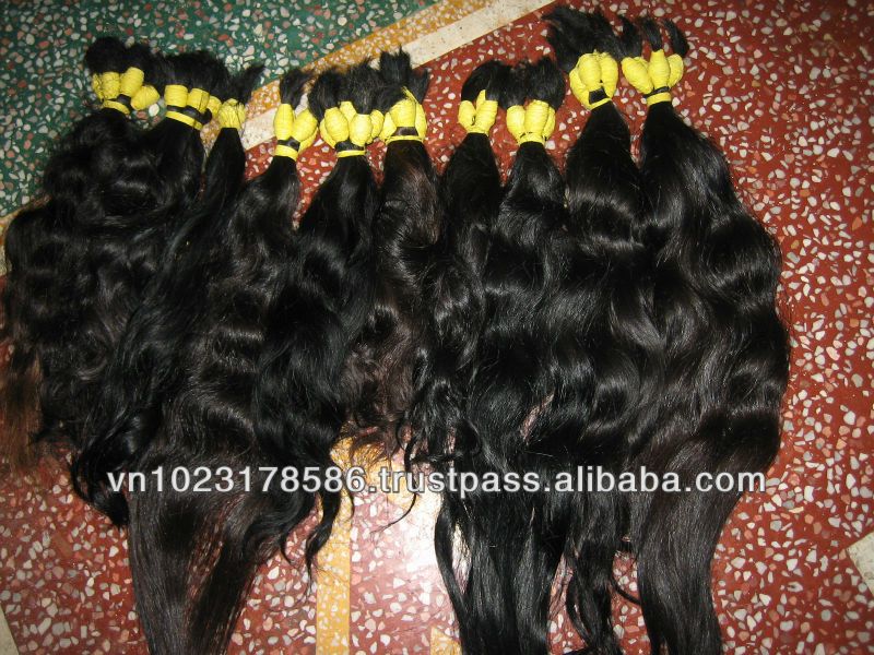 Wholesale Vietnam bulk hair 6A grade 100% human hair bulk