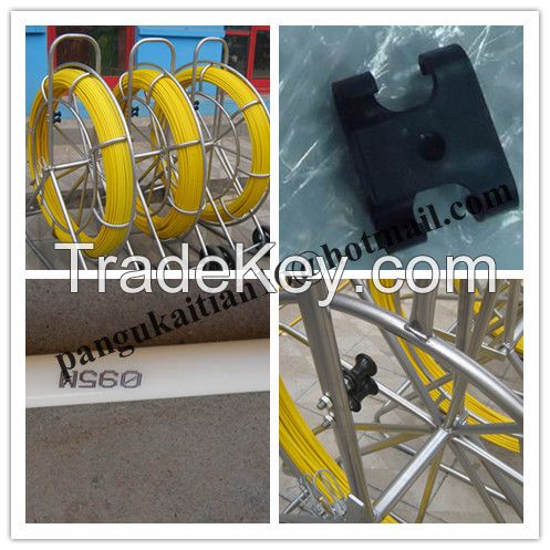 Fiberglass duct rodder, duct rodder, Duct rod, Fiberglass push pull