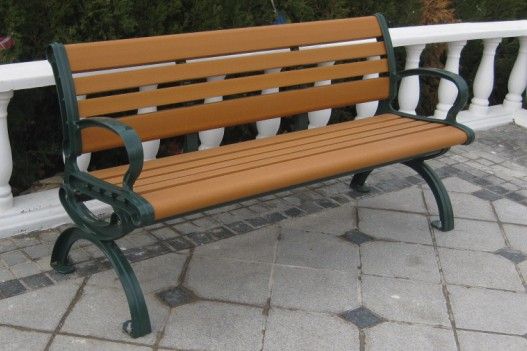 Aluminium chair for gardens and parks
