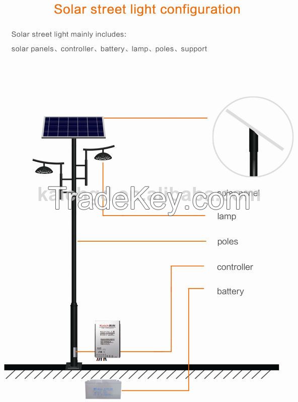 led garden light kaich honeycomb like with led light pole