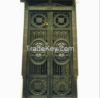Custom Entry Bronze Gates-GBD023