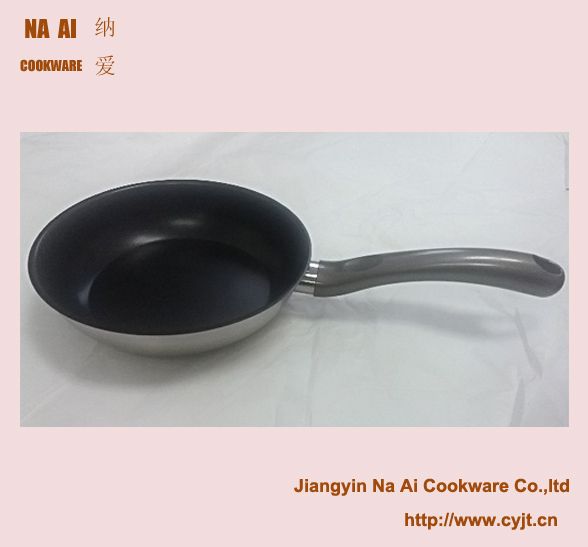 18/8 non stick frypan 20-24-28cm without lid
