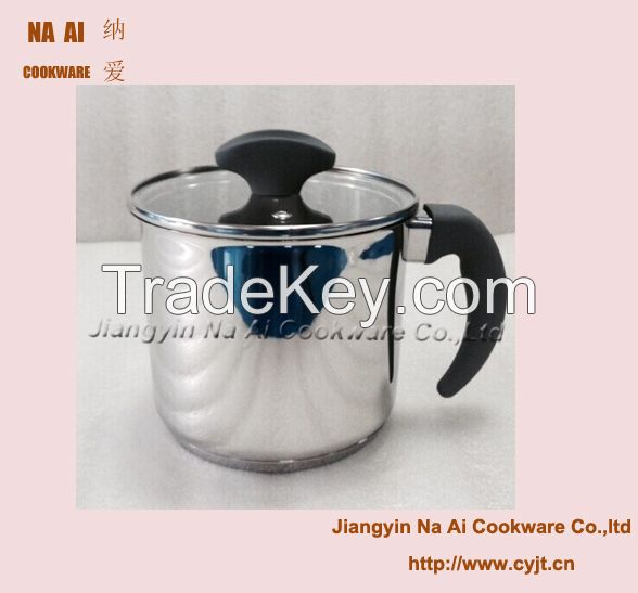 14cm Milk pot with flat glass lid