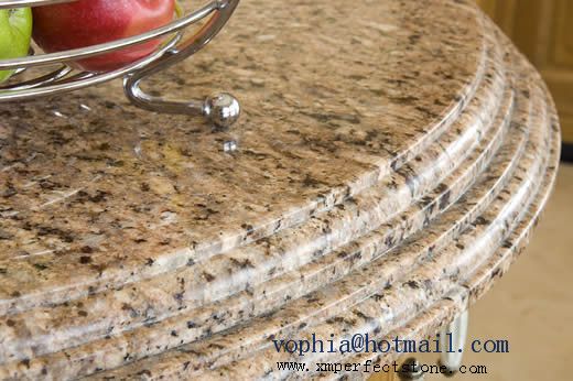 wholesale cheap ogg edge yellow granite  counter tops