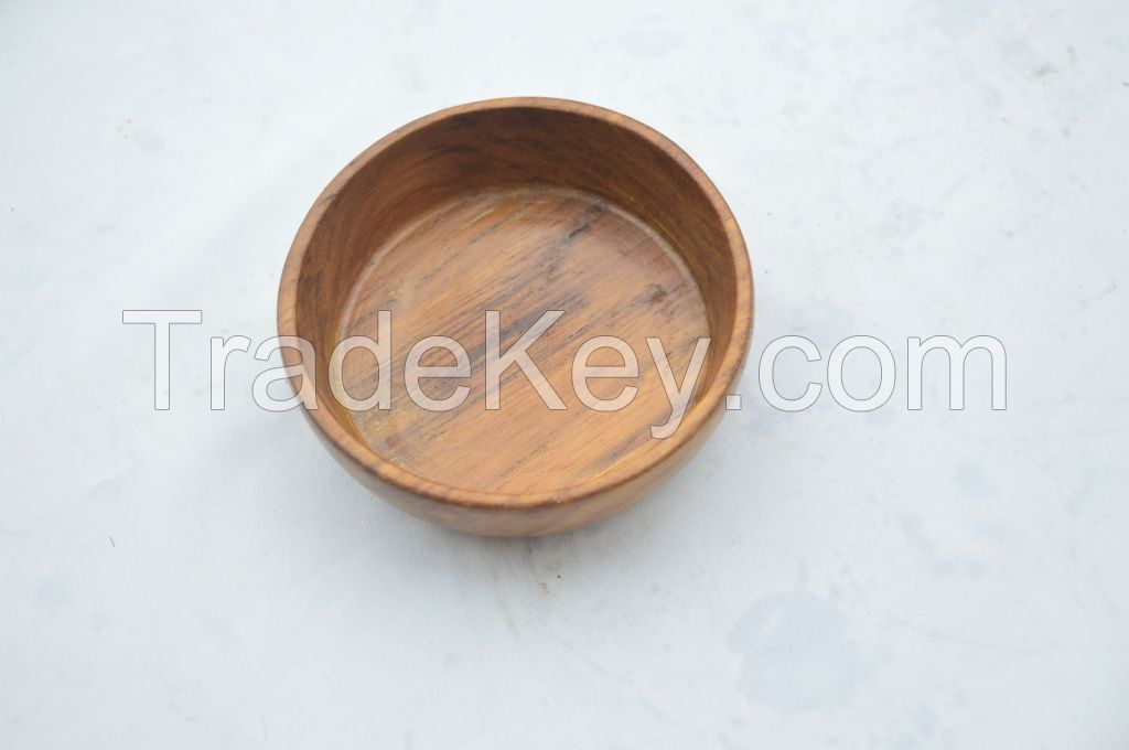 Wooden Saucers with Premium Quality and Best Seller From Indonesia