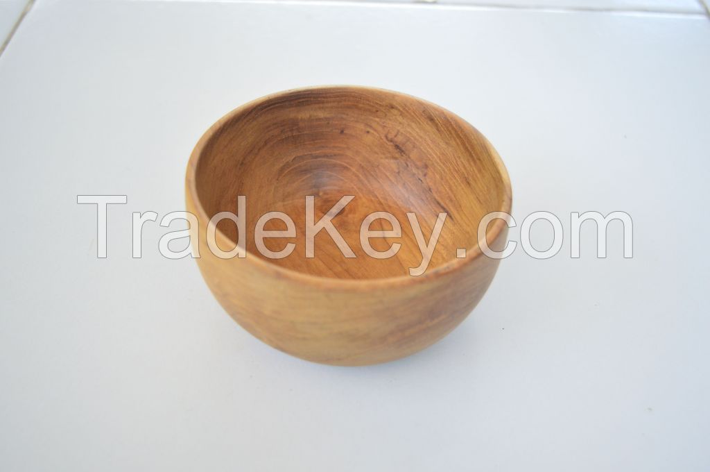 Wooden Bowl 10 cm in Diameter with Premium Quality and Best Seller From Indonesia