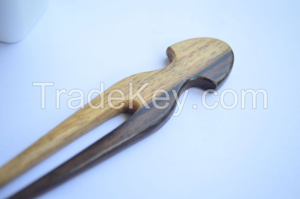 Gayatri 02 Wooden Hair Fork with Premium Quality and Best Seller From Indonesia