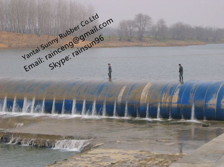 rubber weir