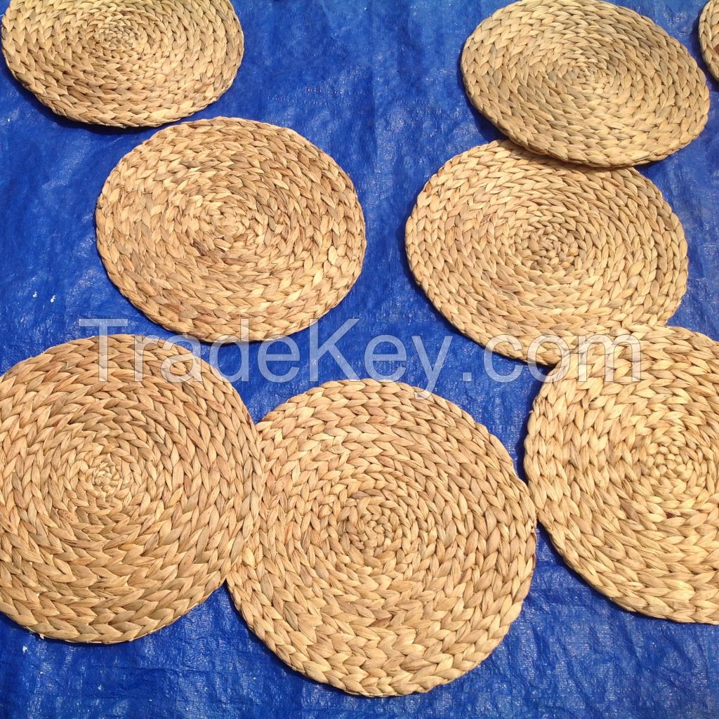 Water Hyacinth Placemats Table mats, Natural and Unframe