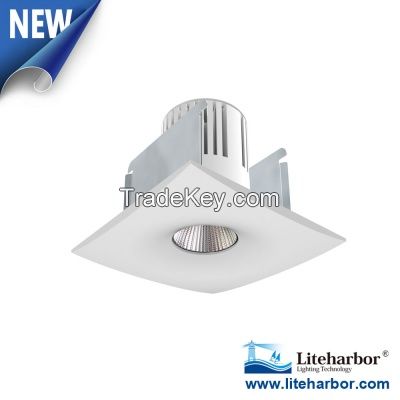 Liteharbor Recessed Mount Round Gimbal 4 Inch LED Downlight Retrofit